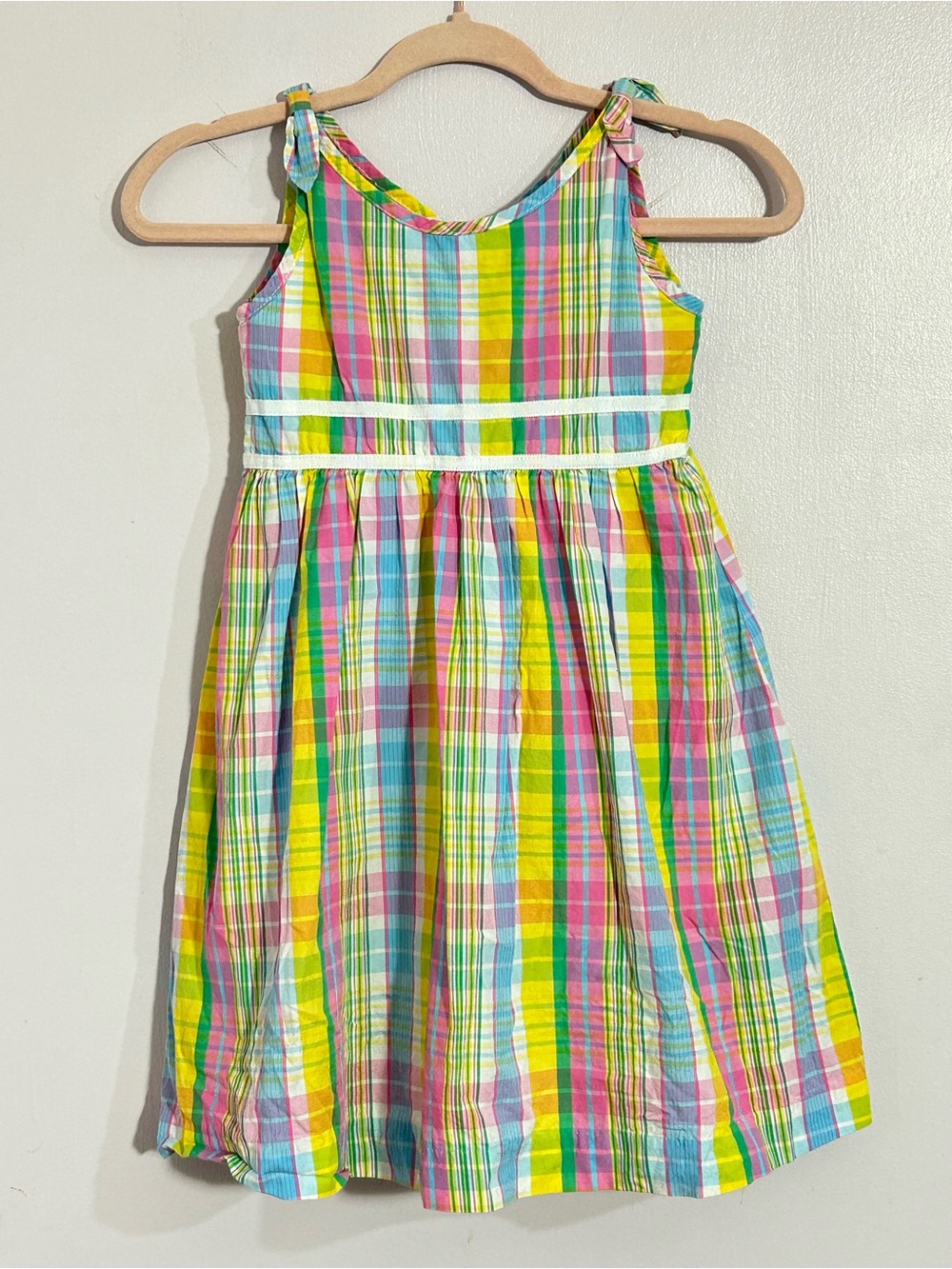 Lilly Pulitzer Girls Madras Stripe Sundress 7